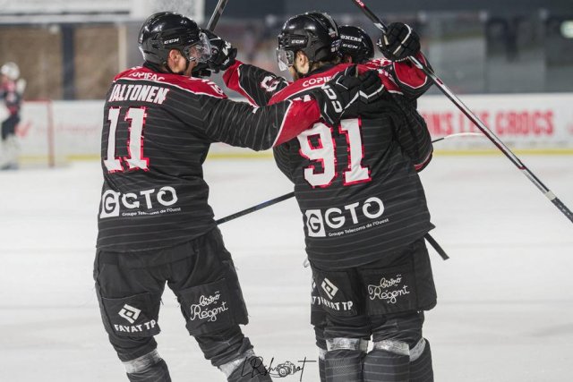 Photo hockey match Bordeaux - Angers  le 12/01/2024