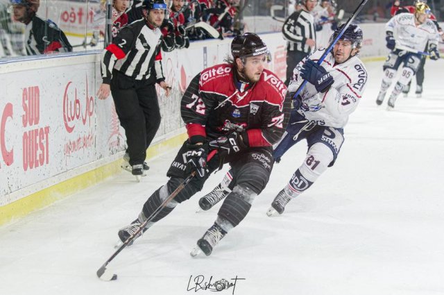 Photo hockey match Bordeaux - Angers  le 12/01/2024