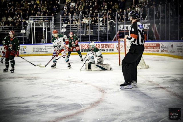 Photo hockey match Cergy-Pontoise - Anglet le 12/01/2024