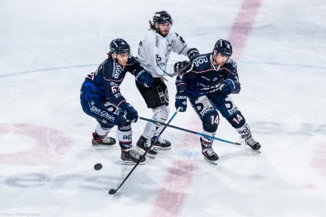 Photo hockey match Angers  - Marseille le 09/01/2024