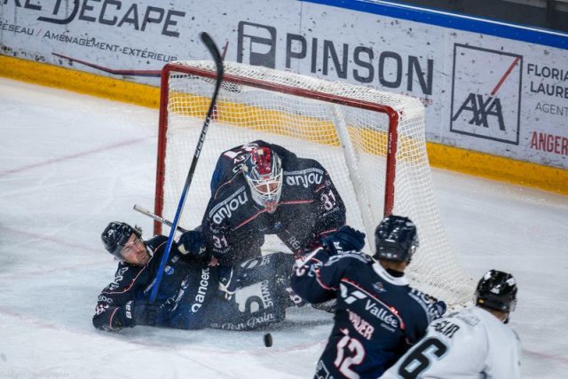 Photo hockey match Angers  - Marseille le 09/01/2024