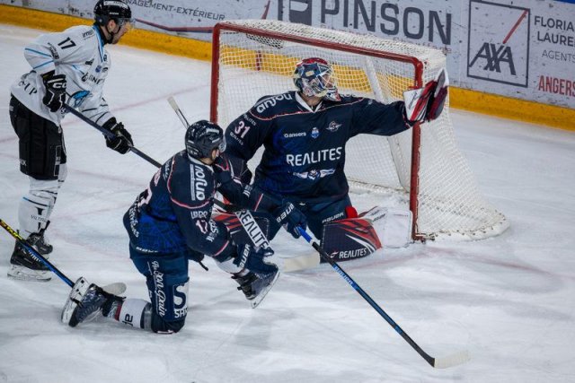 Photo hockey match Angers  - Marseille le 09/01/2024