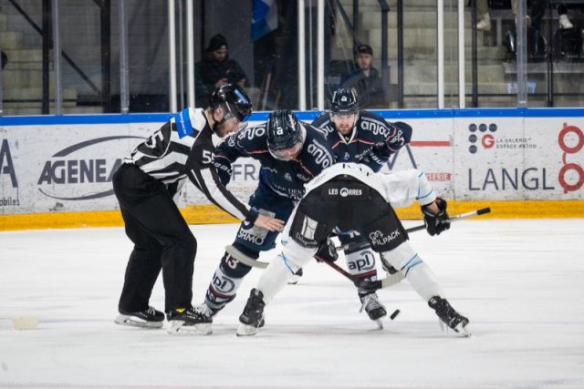 Photo hockey match Angers  - Marseille le 09/01/2024