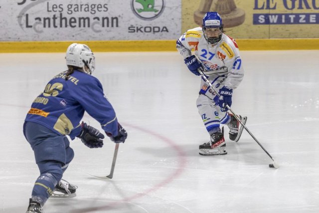 Photo hockey match Neuchâtel - Zürich le 14/01/2024