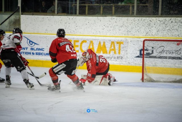Photo hockey match Chamonix  - Briançon  le 16/01/2024