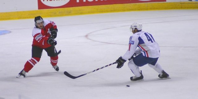 Photo hockey album Mondiaux : 2ème journée - Suisse / France - N. Leleu