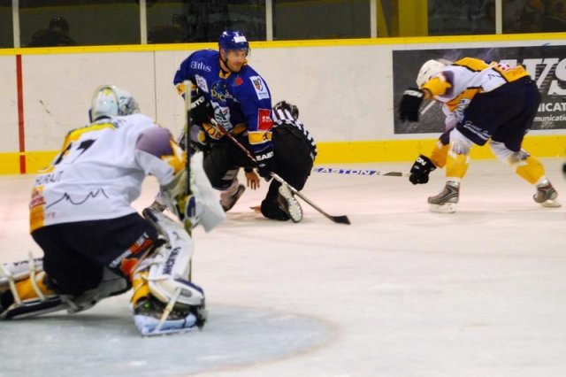 Photo hockey match Dijon  - Chamonix  le 10/10/2009