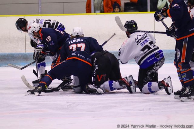 Photo hockey match Clermont-Ferrand - Courchevel-Méribel-Pralognan le 20/01/2024