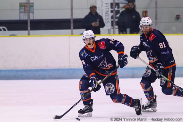 Photo hockey match Clermont-Ferrand - Courchevel-Méribel-Pralognan le 20/01/2024