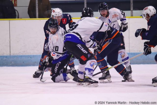 Photo hockey match Clermont-Ferrand - Courchevel-Méribel-Pralognan le 20/01/2024