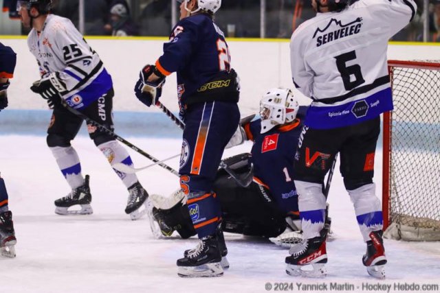 Photo hockey match Clermont-Ferrand - Courchevel-Méribel-Pralognan le 20/01/2024