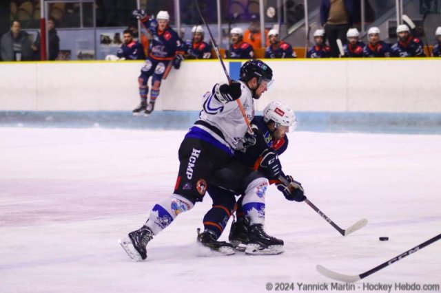 Photo hockey match Clermont-Ferrand - Courchevel-Méribel-Pralognan le 20/01/2024