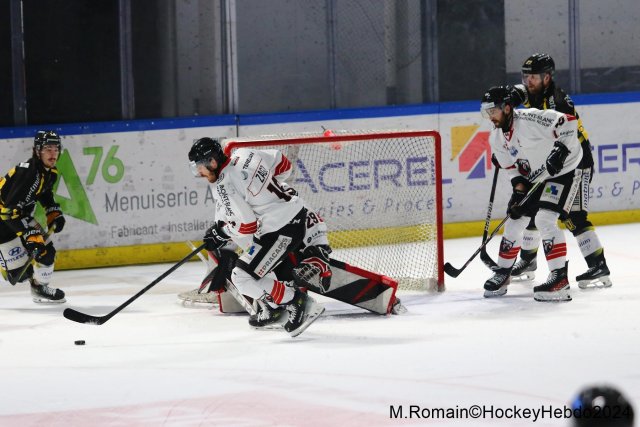 Photo hockey match Rouen - Chamonix  le 23/01/2024