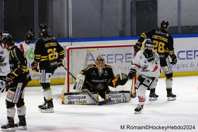 Photo hockey match Rouen - Chamonix  le 23/01/2024