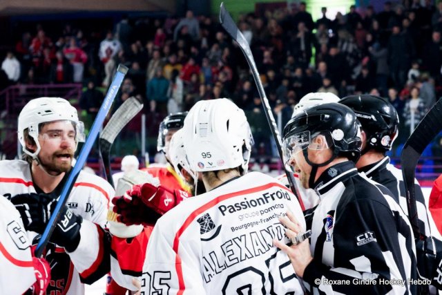 Photo hockey match Besançon - Dijon  le 27/01/2024