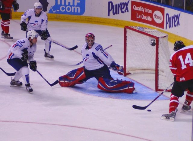 Photo hockey album Mondiaux : 2ème journée - Suisse / France - N. Leleu