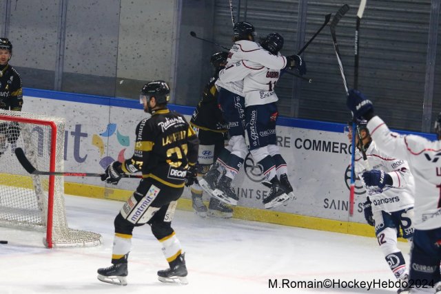 Photo hockey match Rouen - Angers  le 28/01/2024