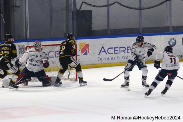 Photo hockey match Rouen - Angers  le 28/01/2024