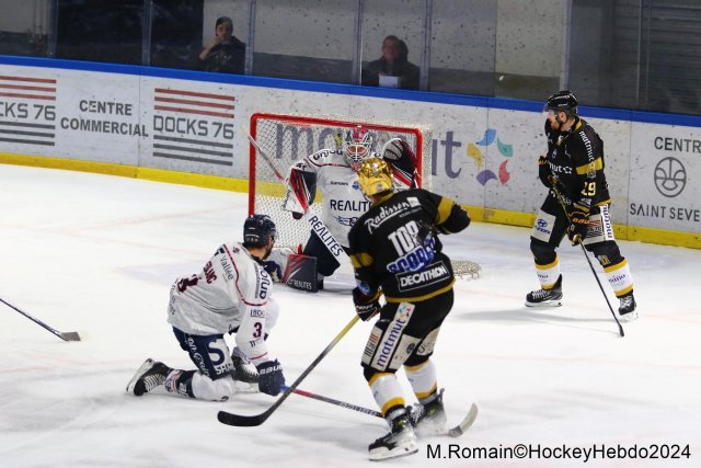 Photo hockey match Rouen - Angers  le 28/01/2024