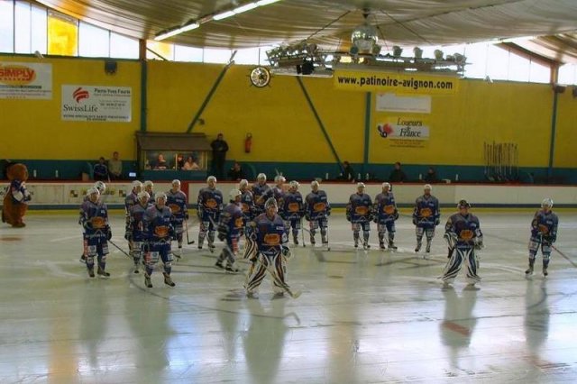 Photo hockey match Avignon - Valence le 10/10/2009