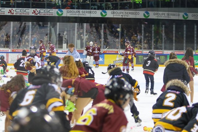 Photo hockey match Genève - Ajoie le 03/02/2024