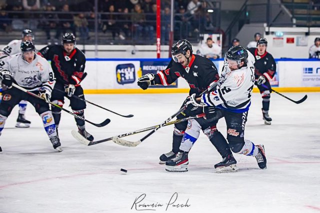 Photo hockey match Toulouse-Blagnac - Courchevel-Méribel-Pralognan le 03/02/2024