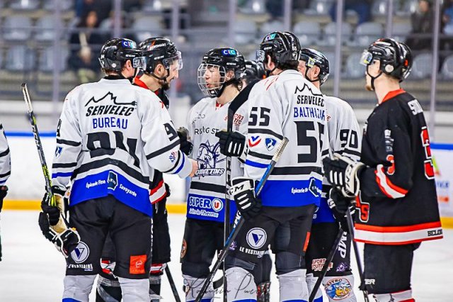 Photo hockey match Toulouse-Blagnac - Courchevel-Méribel-Pralognan le 03/02/2024