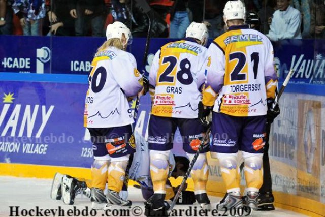 Photo hockey match Grenoble  - Chamonix  le 13/10/2009