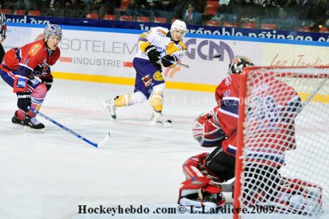 Photo hockey match Grenoble  - Chamonix  le 13/10/2009