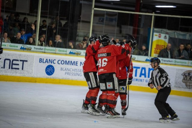 Photo hockey match Chamonix  - Bordeaux le 13/02/2024