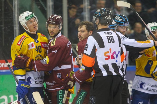 Photo hockey match Genève - Davos le 16/02/2024