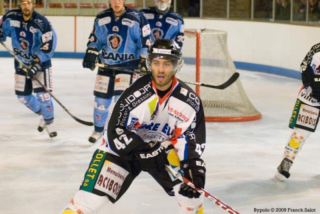 Photo hockey match Angers  - Caen  le 13/10/2009