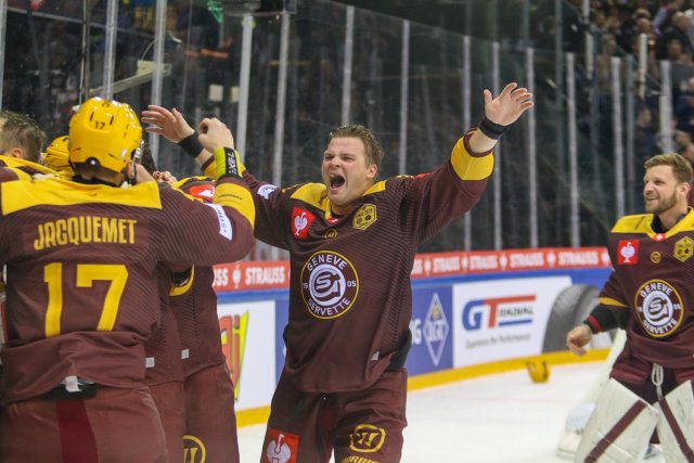 Photo hockey match Genève - Skellefteå le 20/02/2024