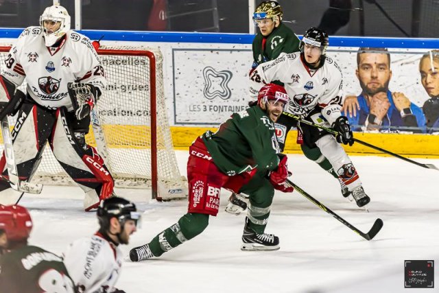 Photo hockey match Cergy-Pontoise - Chamonix  le 23/02/2024