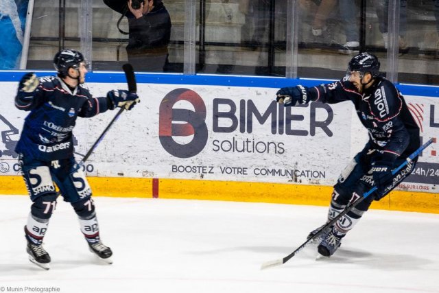 Photo hockey match Angers  - Grenoble  le 27/02/2024