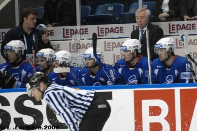 Photo hockey album Mondiaux : 4ème journée - France / Suède L. Lardière