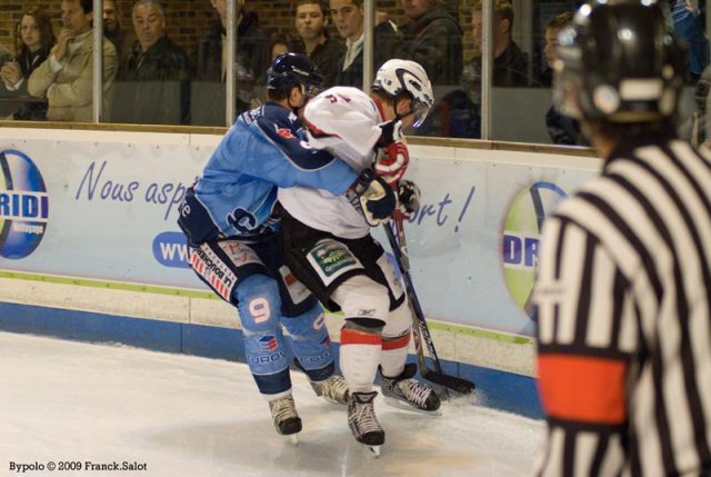 Photo hockey match Angers  - Briançon  le 17/10/2009