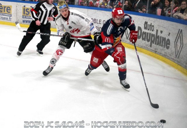Photo hockey match Grenoble  - Amiens  le 09/03/2024
