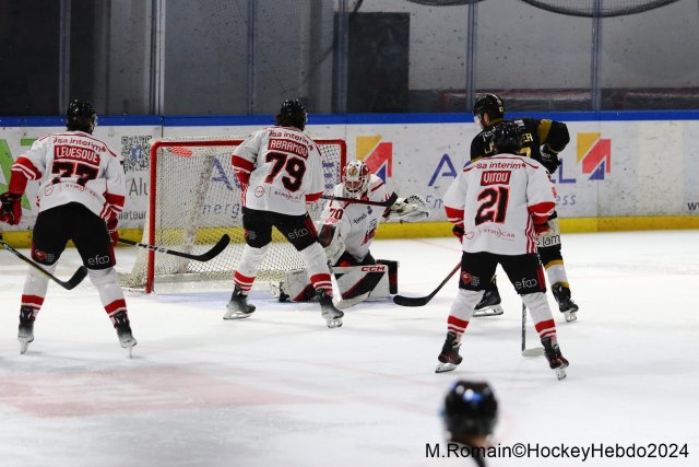 Photo hockey match Rouen - Nice le 09/03/2024