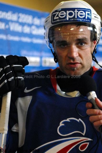 Photo hockey album Mondiaux : 4ème journée - France / Suède L. Lardière