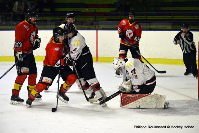 Photo hockey match Besançon - Mulhouse le 16/03/2024