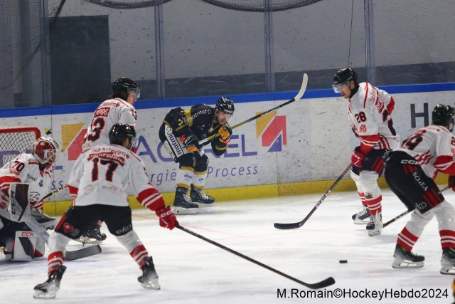 Photo hockey match Rouen - Nice le 16/03/2024