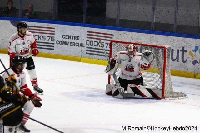 Photo hockey match Rouen - Nice le 16/03/2024