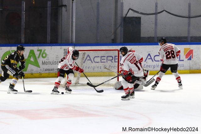 Photo hockey match Rouen - Nice le 16/03/2024