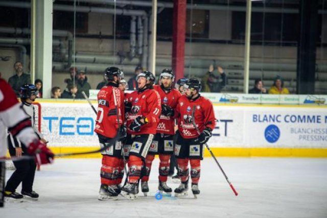 Photo hockey match Chamonix  - Briançon  le 19/03/2024