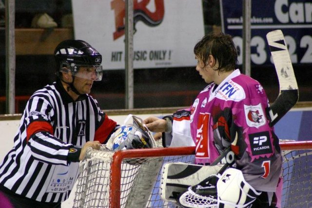 Photo hockey match Amiens  - Dijon  le 17/10/2009