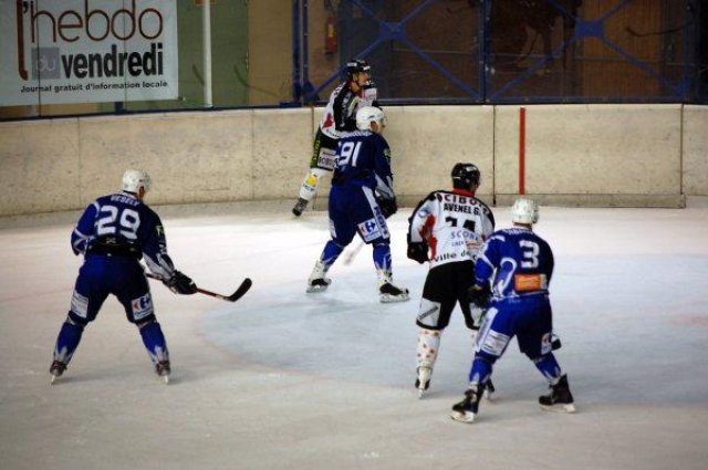 Photo hockey match Reims - Caen  le 17/10/2009