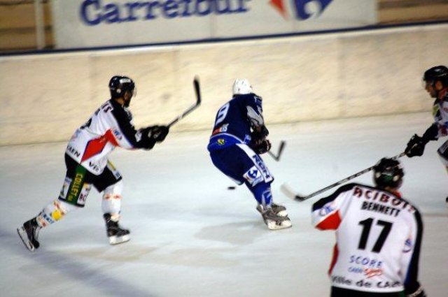 Photo hockey match Reims - Caen  le 17/10/2009
