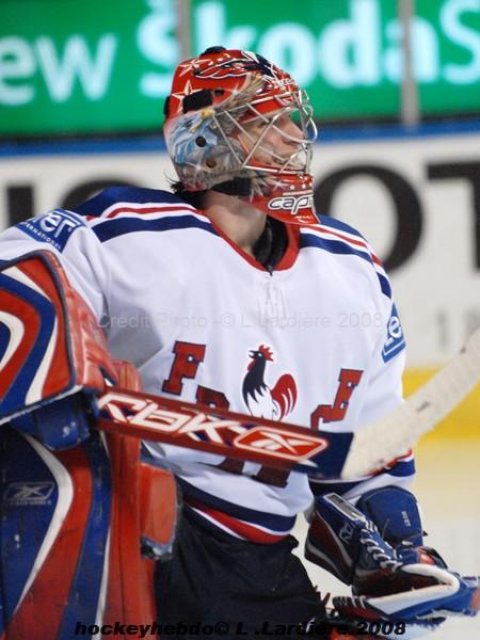 Photo hockey album Mondiaux : 6ème journée -  France / Biélorussie - L. Lardière