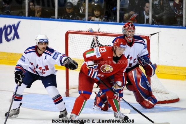 Photo hockey album Mondiaux : 6ème journée -  France / Biélorussie - L. Lardière